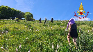 Arquata del Tronto - Escursionista sii perde in zona Pantani, recuperata dai vigili del fuoco